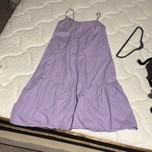 Lavender Spaghetti Strap Dress